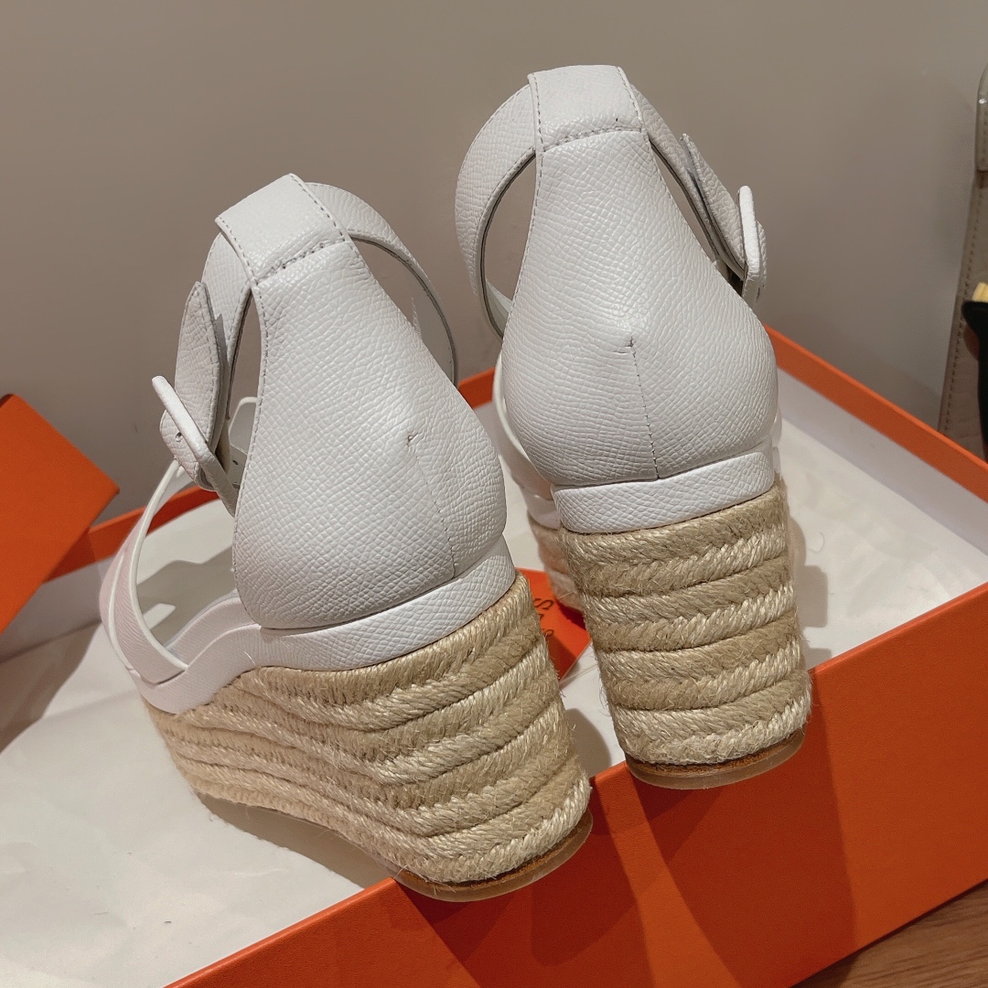H**me5 Doll 40 Espadrilles White For Women 1.6in/4cm