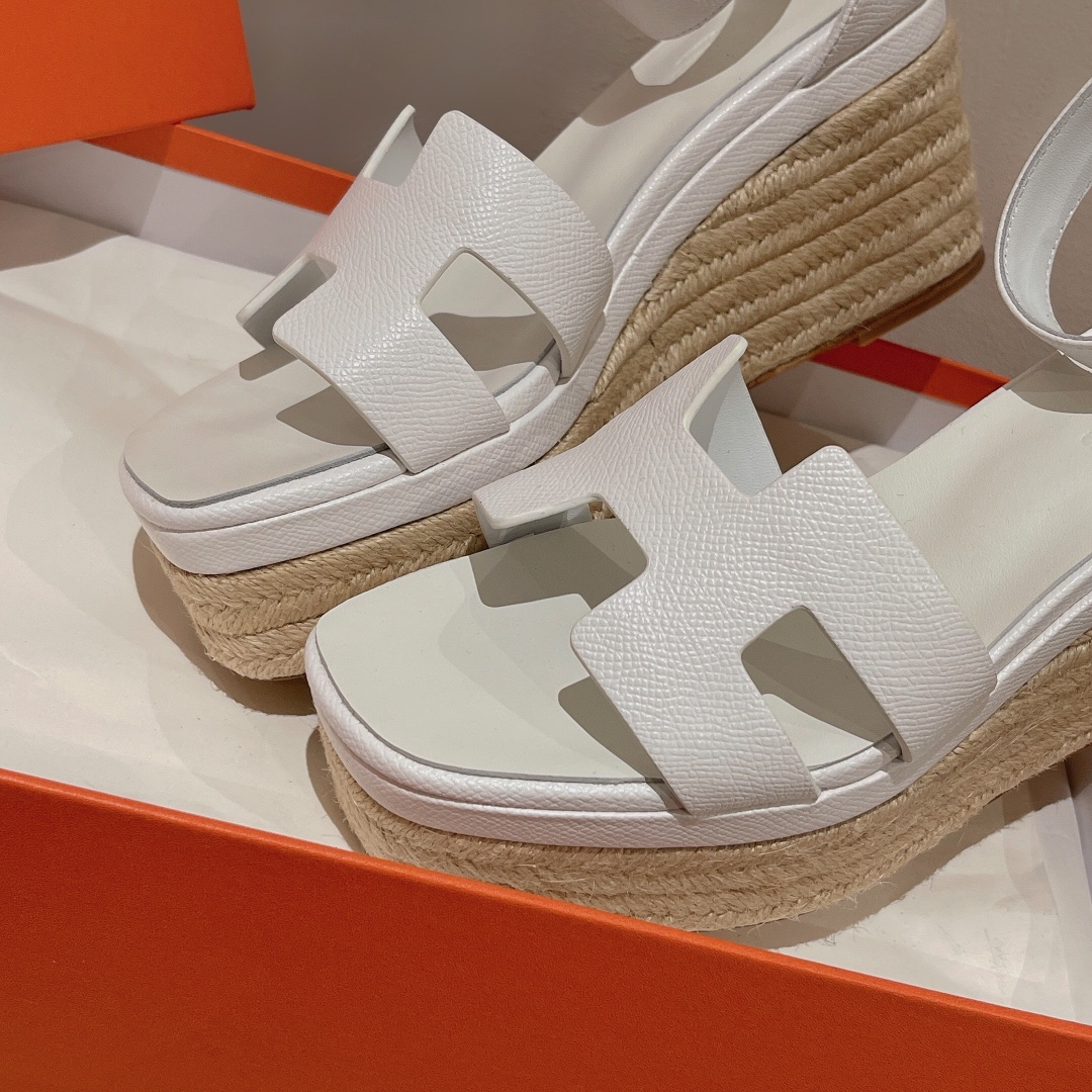 H**me5 Doll 40 Espadrilles White For Women 1.6in/4cm