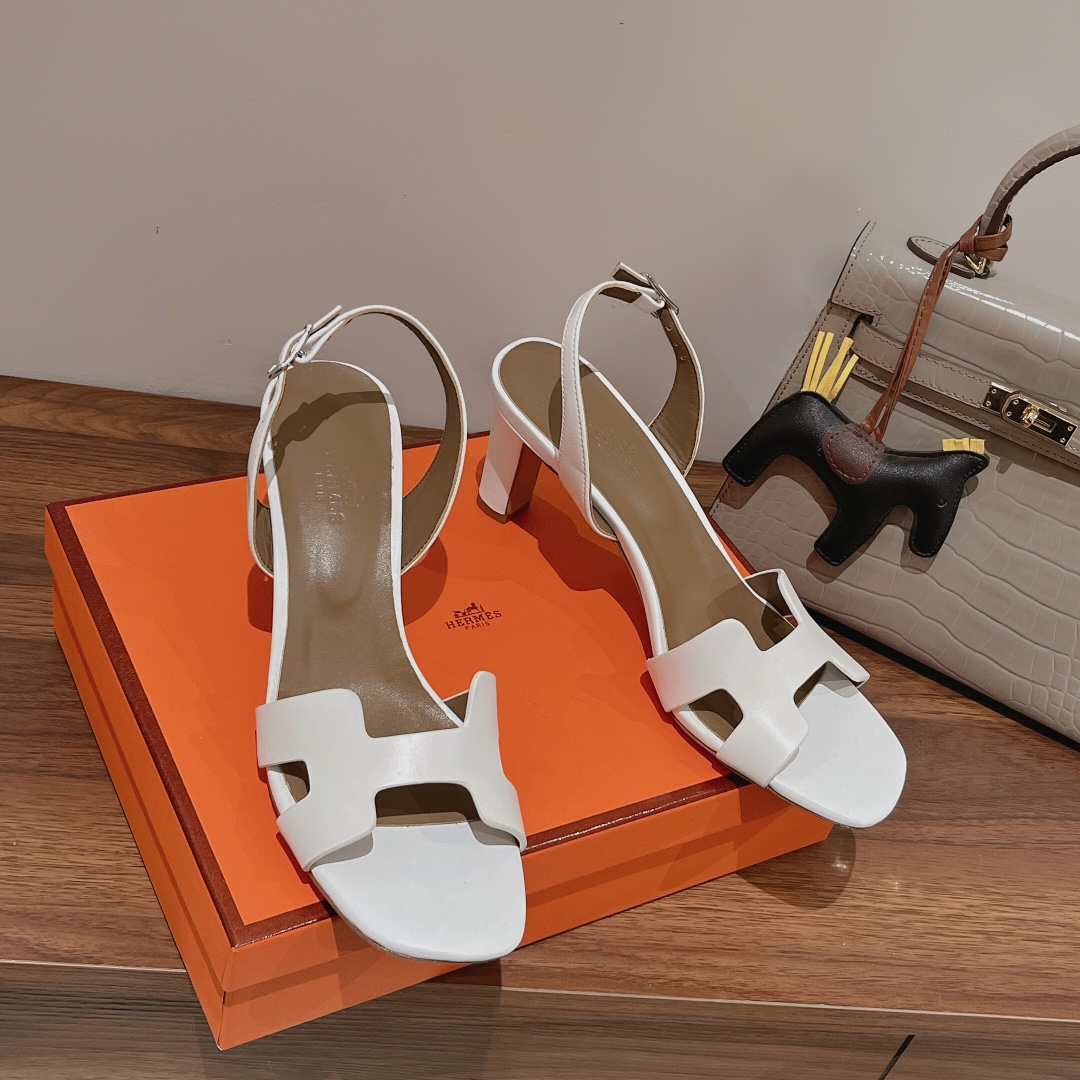 H**me5 Eternite Sandal White For Women 2.7in/7cm